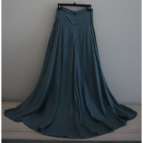 O'Neill FA8415002 Women's Sz S Balsam Green Ambrosio Maxi Woven Skirt - Picture 2 of 9